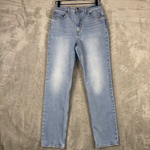 Levis Premium Denim‎ 70s High Rise Slim Straight Jeans Womens 28x30 Big E Denim